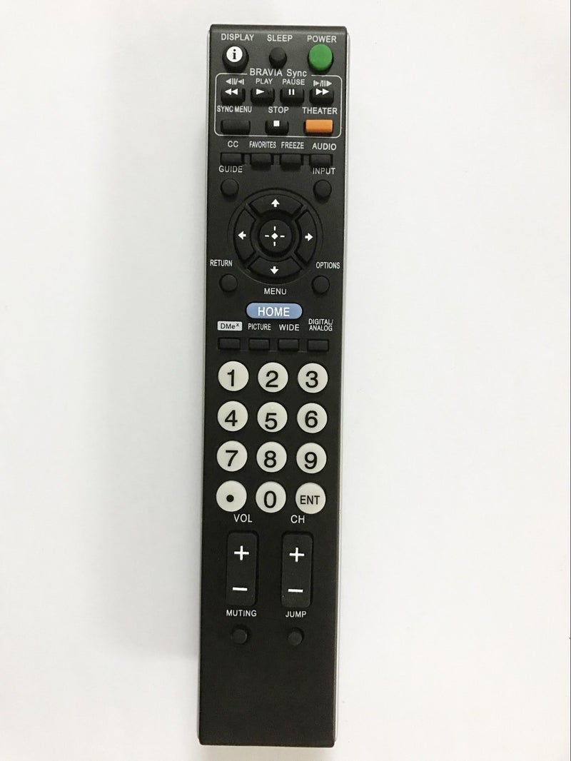 BOMAZ Replacement Remote Control for Sony TV KDL-26M4000 KDL-40SL140 KLV-52V410A KDL-46WL135 Bravia LCD HDTV - Image 1